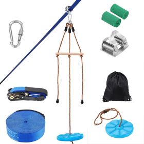 52 ft Zipline Kit for Kids & Adults - 500 lb Capacity | Seat