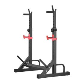550LBS Power Cage Squat Rack – Adjustable Home Gym Rack