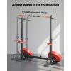 550LBS Power Cage Squat Rack – Adjustable Home Gym Rack