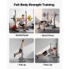 550LBS Power Cage Squat Rack – Adjustable Home Gym Rack