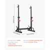 550LBS Power Cage Squat Rack – Adjustable Home Gym Rack