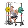 550LBS Power Cage Squat Rack – Adjustable Home Gym Rack