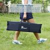 6-Player Outdoor Croquet Set – 28" Wooden Mallets & Carry Bag