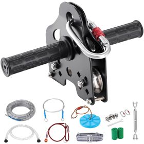60 ft Zipline Kit for Kids & Adults - 500 lb Capacity | Seat