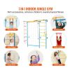 7-in-1 Indoor Jungle Gym for Toddlers | Carbon Steel Swedish Net