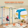 7-in-1 Indoor Jungle Gym for Toddlers | Carbon Steel Swedish Net