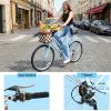26" 7-Speed Blue City Commuter Bike with Basket & Lock