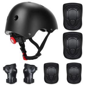 7 Pcs Kids Safety Helmet Set – Protective Gear with Knee & Elbow Pads