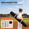 7x7 ft Baseball Softball Practice Net w/ Strike Zone Target