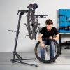 Heavy-Duty Bike Repair Stand (85 lb) with Magnetic Tool Tray