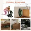 48" Rebounder Trampoline for Adults, Foldable Mini Trampoline with Adjustable Handle Bar for Indoor Outdoor - Green