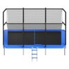 8 x 14FT Rectangle Outdoor Trampoline – ASTM Approved with Net