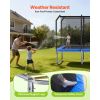8 x 14FT Rectangle Outdoor Trampoline – ASTM Approved with Net