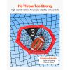 Red 8x8 Football QB Practice Net with 6 Target Pockets