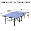 9ft Mid-Size Table Tennis Table Set | Foldable & Portable