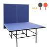 9ft Mid-Size Table Tennis Table Set | Foldable & Portable