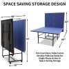 9ft Mid-Size Table Tennis Table Set | Foldable & Portable