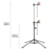 Foldable Bike Repair Stand – 80 lbs Steel Maintenance Workstand with Magnetic Tool Tray & Adjustable Telescopic Arm
