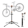 Foldable Bike Repair Stand – 80 lbs Steel Maintenance Workstand with Magnetic Tool Tray & Adjustable Telescopic Arm