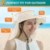 Wide Brim Sun Hat with Neck Flap, UPF50+ - Beoge w/Bow