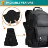 Wide Brim Sun Hat with Neck Flap, UPF50 - black/bow