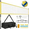 32'x3' Heavy-Duty Volleyball Net Set