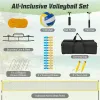 32'x3' Heavy-Duty Volleyball Net Set