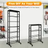 Disc Golf Storage Rack 6‑Tier – Heavy‑Duty Metal Disc Organizer Shelf, Space‑Saving Disc Station (Black)