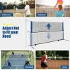 10ft Multi-Sport Net Set - Adjustable Height (33.5"-61"),  Badminton/Volleyball/Pickleball/Tennis Use