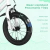 14 Inch Kid's Bike with 2 Training Wheels for 3-5 Years Old - white