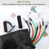 11Pcs Resistance Bands Set Fitness Workout Tubes Exercise Tube Bands