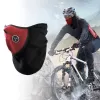 Half Face Mask Breathable Windproof Dustproof for Winter Sports - Red