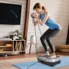 Vibration Plate Exercise Machine With Resistant Bands Remote Control