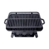 Portable Cast Iron BBQ Grill with Grate for Outdoor- Style A