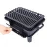 Portable Cast Iron BBQ Grill with Grate for Outdoor- Style A