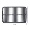 Portable Cast Iron BBQ Grill with Grate for Outdoor- Style A