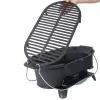 Portable Cast Iron BBQ Grill with Grate for Outdoor- style B