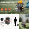 Portable Wood Burning Stove for Outdoor Camping Hiking Traveling