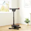 Foldable Ab Twister Board with LCD Display — Waist Trimming Core Workout Equipment for Women & Men, Red
