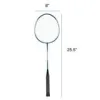 Complete Badminton Set – 4 Rackets, 3 Birdies, Regulation Net with Poles & Carry Bag | Outdoor Backyard Family Game Set