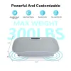 Full Body Vibration Platform Crazy Fitness Massage Machine – 10 Frequency Weight Loss, Fat Burner & Muscle Toning Plate for Men & Women