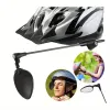 360° Bicycle Helmet Rearview Mirror Bike Cycling Riding Rear View Safety Mirrors
