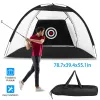 Golf Net Golf Training Aids Practice Nets Driving Hitting Nets with Target Cloth Carry Bag