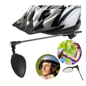 360° Bike Helmet Rearview Mirror – HD Cycling Safety Mirror