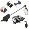 360° Bike Helmet Rearview Mirror – HD Cycling Safety Mirror
