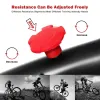 Stationary Exercise Bike with Silent Belt Drive, 20 lbs Flywheel, Multi Position Adjustment & Real Time Workout Feedback