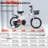 16 Inch Sporty Kids’ Bike with Training Wheels & Kickstand – Adjustable Saddle | Ages 4–8 (Height 41–46")