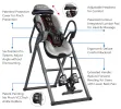 Updated Advanced Heat & Massage Inversion Table – Premium Back Relief, Muscle Therapy & Full Body Stretch Support
