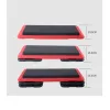 43" Adjustable Training Step Board – Aerobic Stepper with 4 Risers for Home Fitness & Cardio Workouts