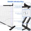 Complete Pickleball Set – 22 ft Portable Net System with 4 Paddles, 4 Balls & Carry Bag